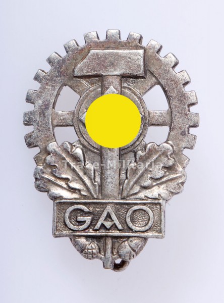 Abzeichen GAO - 2. Form von Deschler - selten