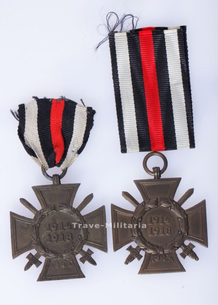 2 Ehrenkreuze für Frontkämpfer