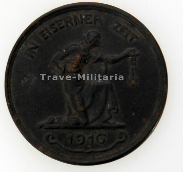 Spendenmedaille ,,In Eiserner Zeit" 1916