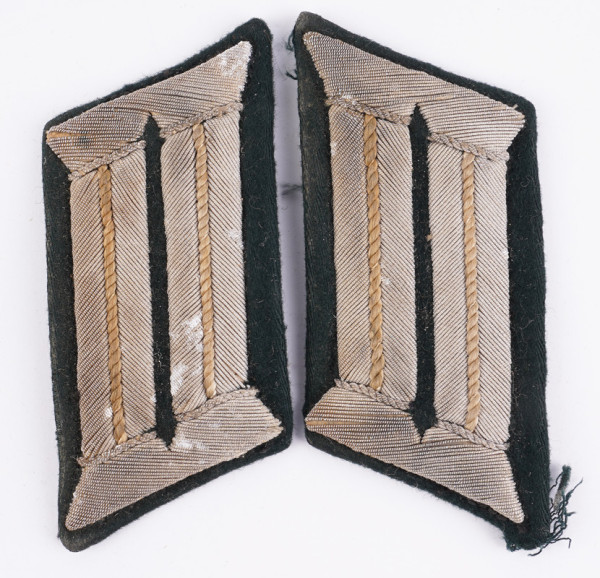 Wehrmacht Heer Paar Kragenspiegel für Offiziere der Infanterie