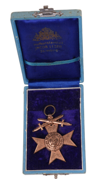 Bayern Militärverdienstkreuz 3. Klasse mit Schwertern im Etui