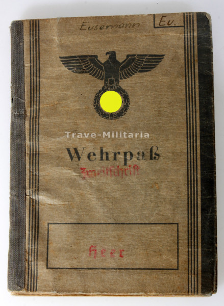 Wehrpass Eusermann Aufkl.Abt.101