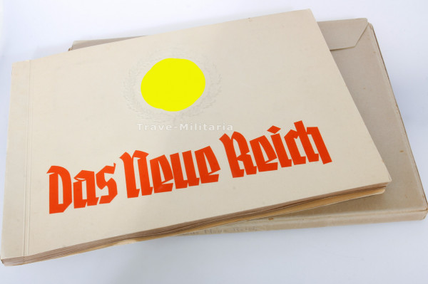 Sammelbilderalbum "Das Neue Reich" im Umkarton