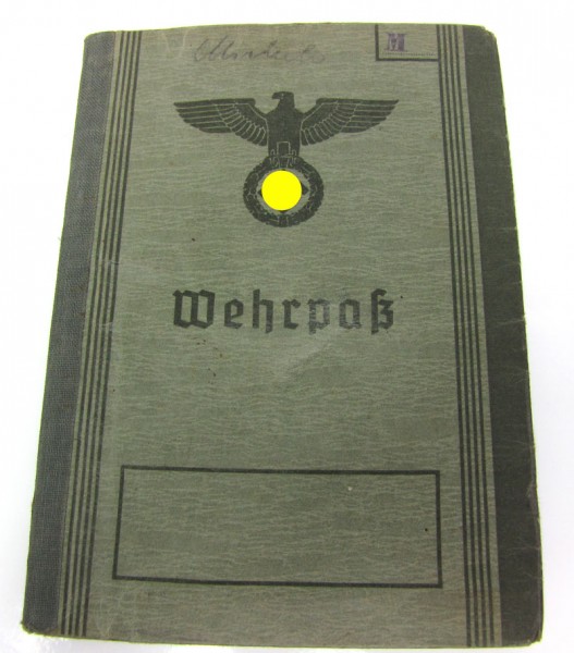 Wehrpass eines Flak-Soldaten