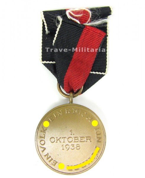 Medaille zur Erinnerung an den 1. Oktober 1938