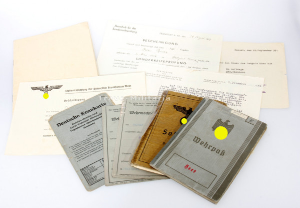 Papiergruppe Bauer Dolmetscher 376. Inf. Div.