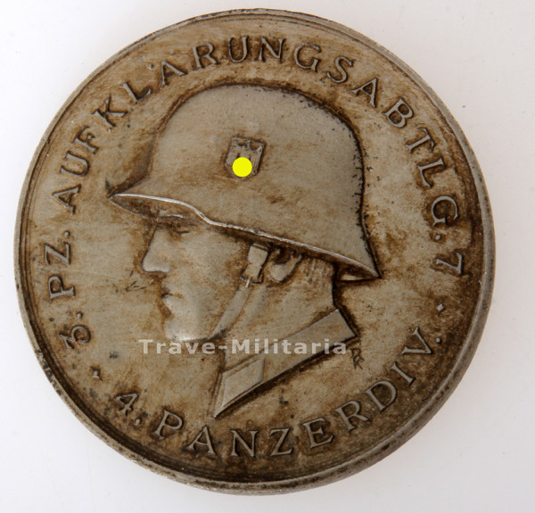 Erinnerungsmedaille 3. Panzeraufklärungsabtlg. 7 "Propoiszk 1941"