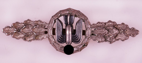 Frontflugspange für Kampfflieger in Silber
