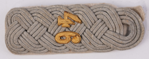 Wehrmacht Heer Schulterklappe Major Infanterie-Regiment 46