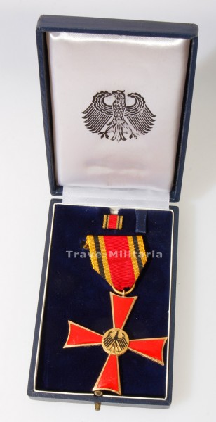 BRD Verdienstorden Verdienstkreuz am Bande im Etui