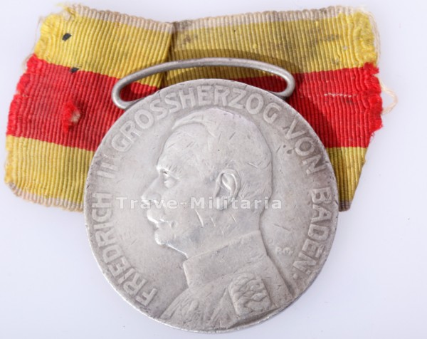 Baden Silberne Verdienstmedaille Friedrich II 1908