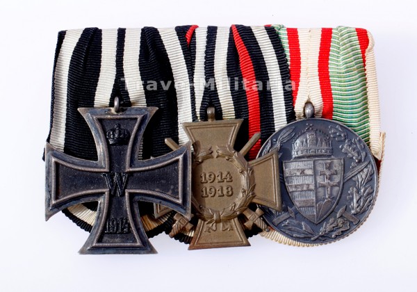 Dreier Ordensspange 1. Weltkrieg