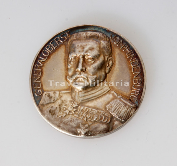 Generaloberst von Hindenburg Russenbezwinger Münze 1914