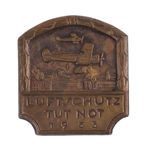 Abzeichen Luftschutz tut Not 1933