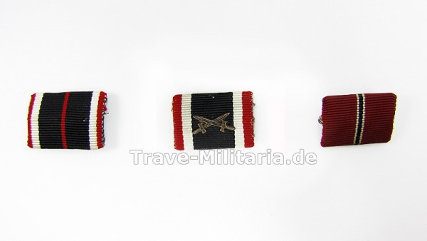 3 Einzelfeldspangen KV-Medaille, WiO und KVK