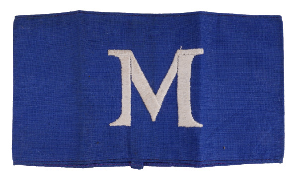 Armbinde Luftschutz für Melder