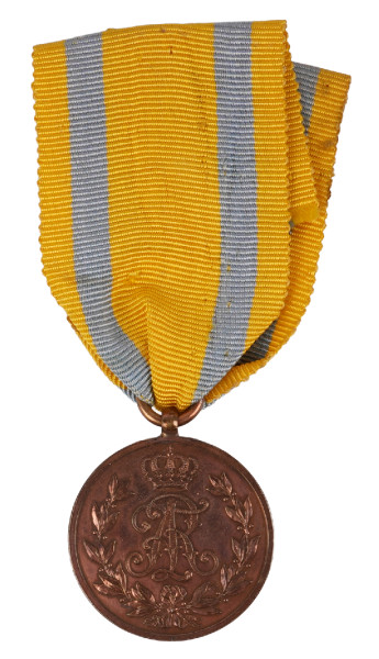 Sachsen Friedrich August Medaille in Bronze 1905