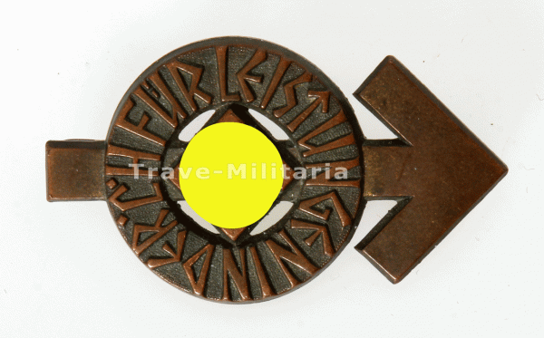 HJ-Leistungsabzeichen in Bronze mit Nummer 107466