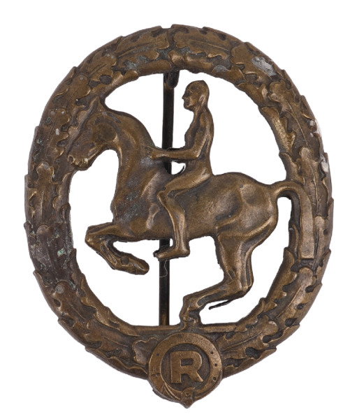 Deutsches Reiterabzeichen in Bronze 1930