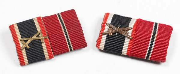 2x 2er Bandspange 2. Weltkrieg