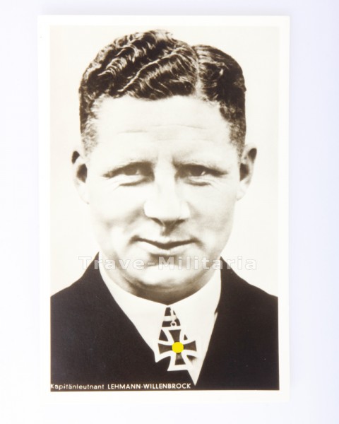 Hoffmann-Postkarte Kapitänleutnant Lehmann-Willenbrock