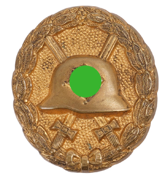 Verwundetenabzeichen in Gold 1. Form