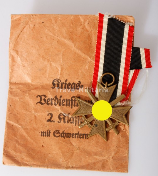Kriegsverdienstkreuz 2. Klasse in Tüte