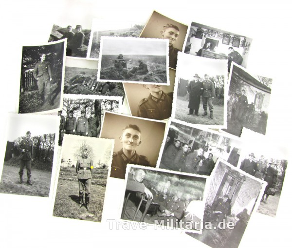 17 Fotos eines Heeressoldaten