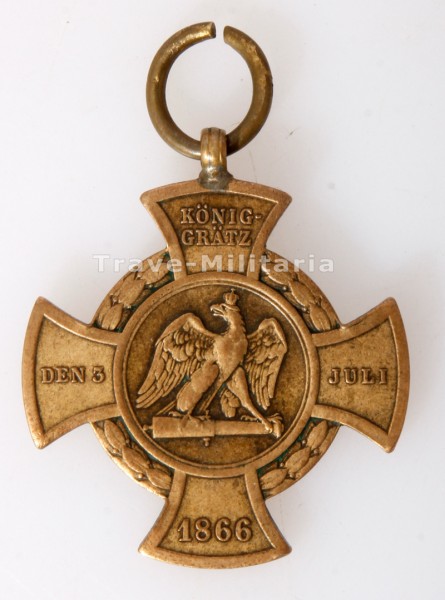 Preußen Erinnerungskreuz König Grätz 1866