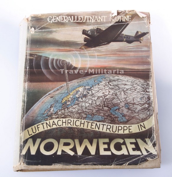 Buch Luftnachrichtentruppe in Norwegen mit Umschlag - selten