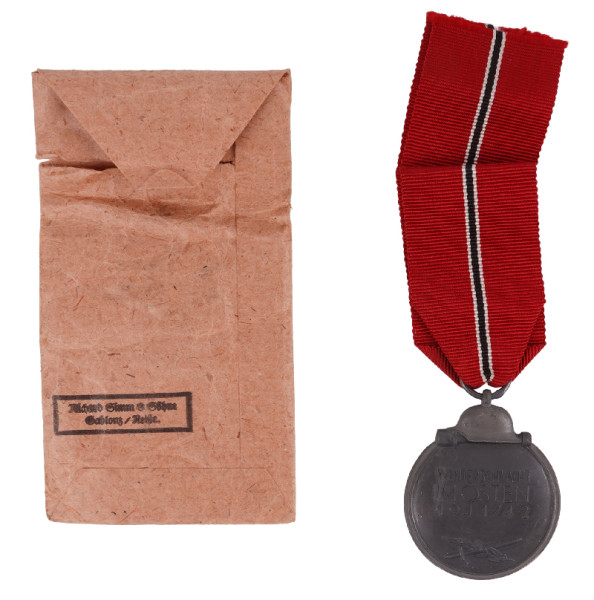 Medaille Winterschlacht im Osten 1941/42 mit Tüte