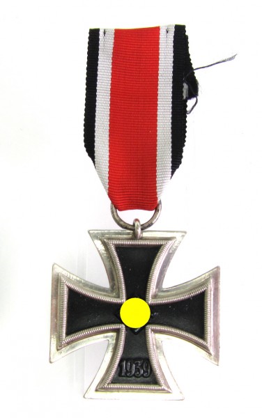 sehr schönes Eisernes Kreuz 2. Klasse 1939 am Band Hersteller 24 Hanauer