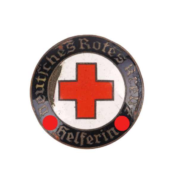 Deutsches Rotes kreuz Dienstbrosche für Helferin