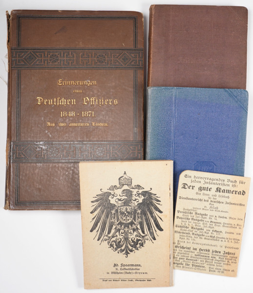 Konvolut Bücher Infanterie Kaiserreich