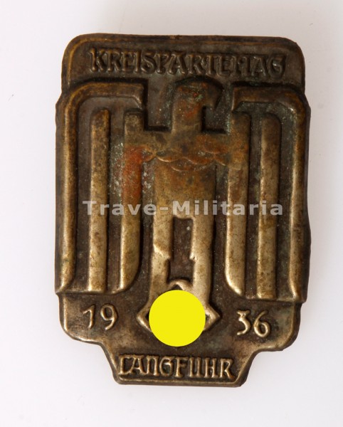 Kreisparteitag Abzeichen Langfuhr 1936