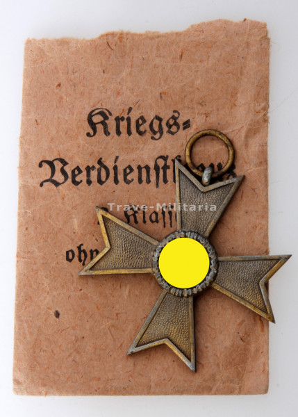 Kriegsverdienstkreuz 2. Klasse ohne Schwerter mit Tüte