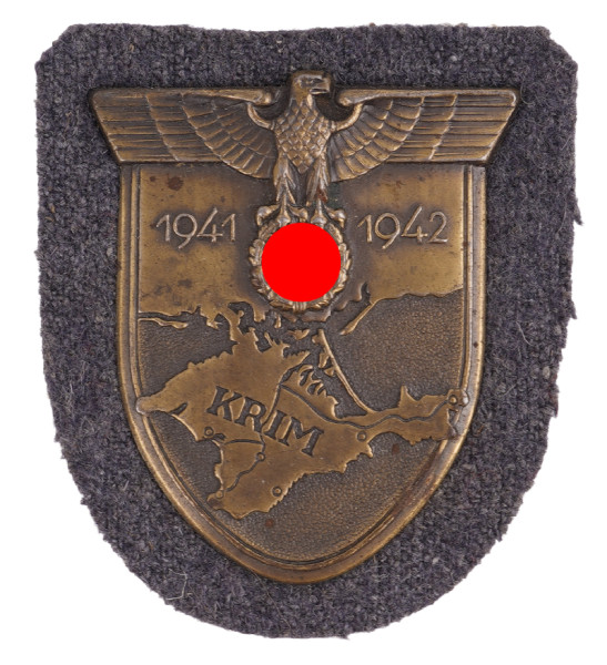 Krimschild auf Luftwaffenstoff