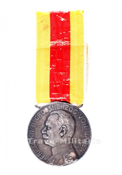 Baden - Silberne Verdienstmedaille Friedrich II 1908