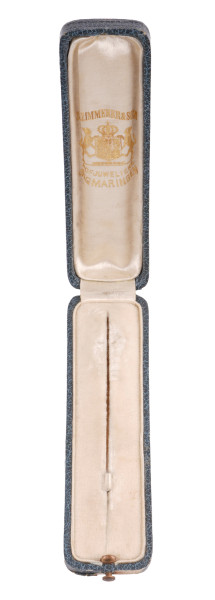 Geschenknadel Etui Zimmermann & Sohn Hofjuweliere Sigmaringen