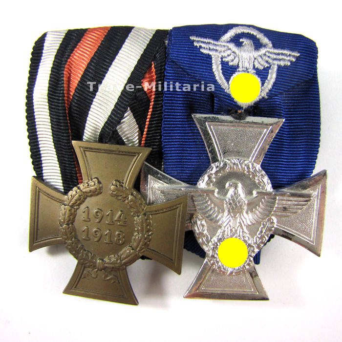 schöne Ordenspange Polizei Archiv Trave Militaria Orden und