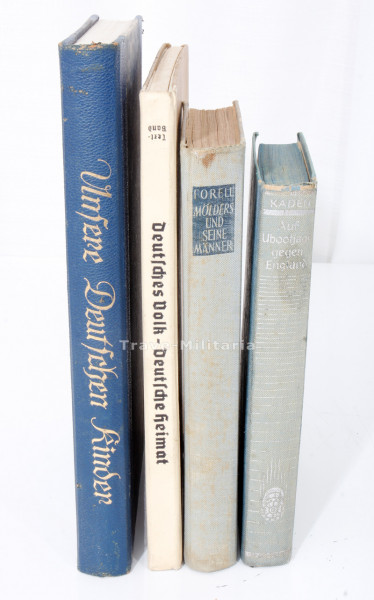 vier Bücher um 1940
