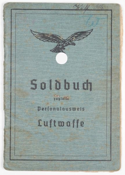 Soldbuch Wulf Flakscheinwerfer Abteilung 370