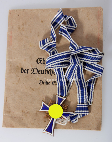 Ehrenkreuz der Deutschen Mutter in Bronze mit Tüte