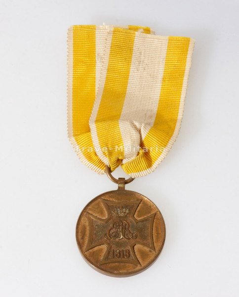 Hannover Kriegsdenkmünze für die Freiwilligen von 1813