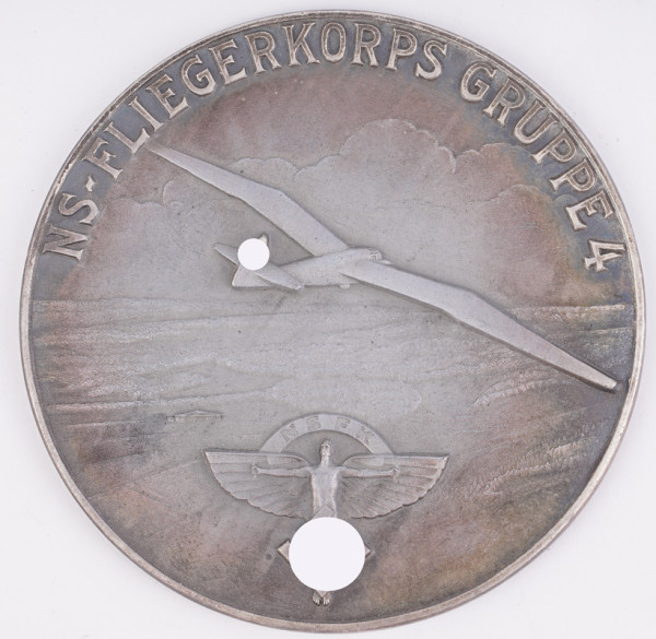 NS-Fliegerkorps Gruppe 4 Medaille f. 5-jährigen ehrenamtlichen Einsatz