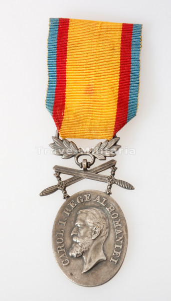 Rumänien Medaille für Mannhaftigkeit und Treue 2. Klasse in Silber