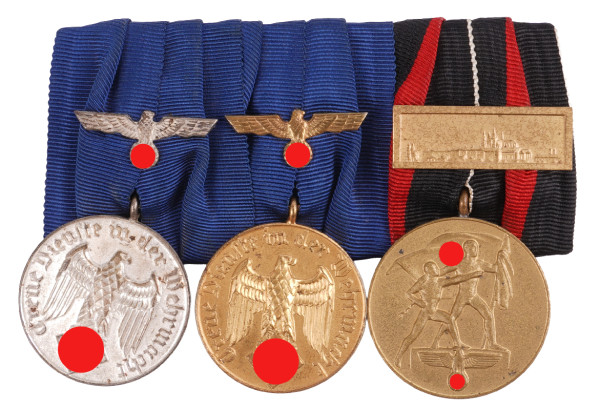 3er Ordensspange DA und Anschlussmedaille
