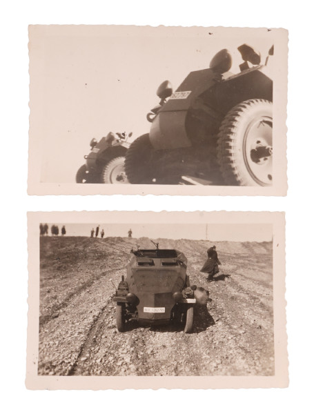 2 Fotos Spähwagen Fahrschule