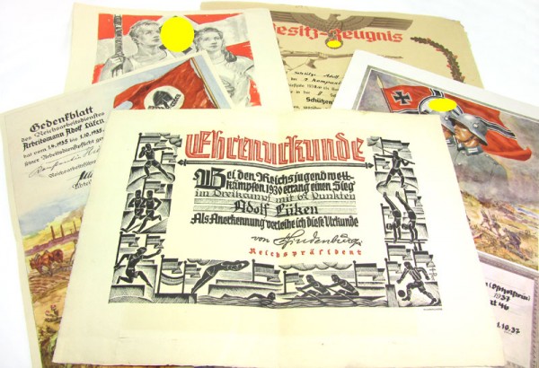 5er Schmuckurkundengruppe