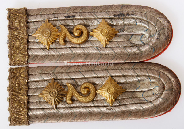 Bayern Paar Schulterstücke Hauptmann 2. Infanterie Regiment Kronprinz